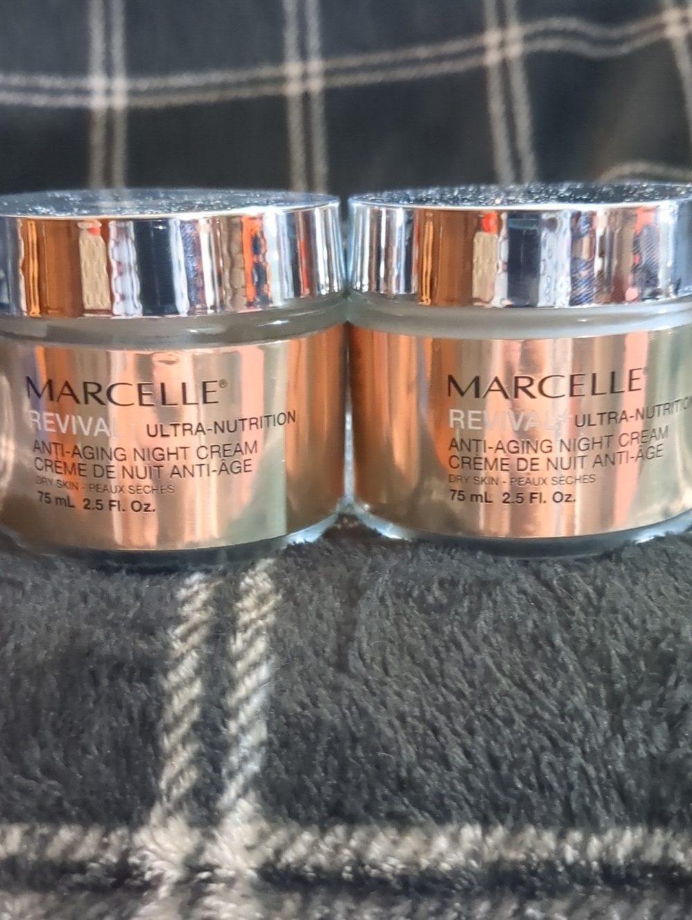 Two Marcelle Revival Ultra-Nutrition Anti-Aging Night Cream